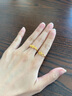 周生生永系列黄金戒指 足金小雏菊花金戒指女款金手指圈 50470R计价 11圈 - 2.52克(含工费160元) 实拍图