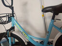 凤凰（Phoenix）儿童自行车凤凰儿童自行车10岁以上女童自行车6-10岁小学生自行车 顶配蓝丨一体轮+后座+减震+礼包 22寸【适合140-165cm】 实拍图