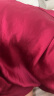 京东京造【精美礼盒】100%桑蚕丝睡衣女重磅真丝睡裙 19姆米 酒红色M 实拍图