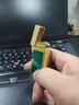 艾斯贝尔限量版高端纯黄铜朗声充气打火机定制刻字高级感颜值男士生日礼物 绿地极光·皇室金 套装 1个 实拍图