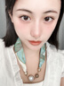 CHANEELR & KARITH丝巾长条护颈围脖新款珍珠磁吸扣衬衫领巾女复古百搭围巾新年礼物 【蓝色若叶】送母亲长辈生日礼物 实拍图