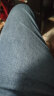 真维斯（Jeanswest）牛仔裤男夏季薄款冰丝修身直筒高端潮牌2024新款男士休闲长裤子男 蓝色【薄款】 33码(2尺6) 晒单实拍图
