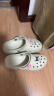 卡骆驰crocs经典云朵老爹鞋洞洞鞋时尚百搭女鞋拖鞋一脚蹬|206750 骨白色-2Y2(含智必星) 39 (250mm) 实拍图