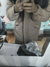 雅鹿长款羽绒服女士2025年新款韩版宽松加厚冬季鸭绒时尚保暖连帽外套 卡其色 S （推荐80-100斤） 实拍图