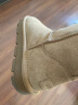 百丽舒适雪地靴女商场同款羊毛加绒中筒靴A4A1DDZ3 棕色 38 晒单实拍图