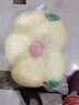 蒲团团床头软包大靠背沙发靠垫宿舍床上花朵床靠枕头护腰靠枕榻榻米抱枕 亮黄 大号55x50cm（面料肤，柔软舒适) 实拍图