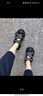 FILA 斐乐官方FRAGOLA女鞋摩登凉鞋夏款厚底玛丽珍运动凉鞋 黑-BK 36.5 实拍图