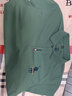 皮尔卡丹（pierre cardin）男装长袖t恤男士2024翻领宽松中年男装POLO 衫上衣服 A88绿色【高品质款】 3XL 【建议170-190斤】 实拍图