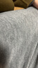欧时力OCHIRLY 可机洗进口100%美丽诺羊毛毛衣女无缝一体高级感 灰色 L 实拍图