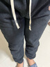猫霓加绒裤子男冬季潮流宽松保暖束脚工装裤加厚九分运动休闲卫长裤 深灰+黑色-加绒加厚 M【建议体重80-100斤左右】 实拍图