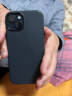 W&P【美国】适用苹果14手机壳iPhone14promax保护套全包防摔液态硅胶软壳男女款wp 苹果14【黑灰色】真液态硅胶·6.1英寸 实拍图