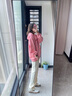 Jret春秋女装2025年新款簿款穿搭女神范炸街时尚卫衣女两件套装女加绒 粉色卫衣+杏色裤子套装/不加绒 M 建议(90-105斤) 实拍图