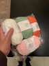 艾秀精梳牛奶手工编织diy5股奶棉线婴儿童宝宝手编绒钩编中粗棉纱毛线 02浅粉 实拍图