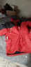 保罗歌仕顿外套男士装秋冬季款加绒加厚劳保大码服宽松防寒保暖登山仿冲锋衣 20210/FGT888红色 L 实拍图