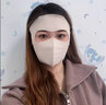 BOOZIER防晒口罩脸基尼玻尿酸防晒面罩夏季骑行遮阳冰丝夏季26新款口罩 杏色 【玻尿酸保湿润肤】 实拍图