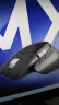 罗技（Logitech）大师系列 MX Master 3S 无线蓝牙鼠标 人体工学 办公 静音鼠标 高端 石墨黑 带无线接收器 实拍图