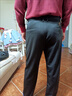 恒源祥男裤秋冬新款中年男士高端休闲裤商务休闲直筒西装裤加绒长裤子 9222H 藏青春秋款 33 二尺六 实拍图