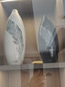 福美林（FUMEILIN） 简约现代家居饰品时尚客厅黑白羽毛花瓶工艺品摆件花器装饰摆件 新品羽毛炮弹瓶 实拍图