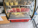 简所凉菜卤菜烧烤展示柜冷藏展示柜熟食保鲜鸭脖展示柜鲜肉保鲜柜商用直冷熟食展示柜三层熟食柜展示柜 拉丝银/弧形款-加冷【三层+后背制冷】 100*65*123cm 实拍图