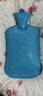 青烟墨香【热水袋】加厚橡胶热水袋 中大大号平斜纹注水暖水袋 单面斜纹特大号2L蓝色 实拍图