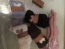 南极人袜子女冬季猫爪袜珊瑚绒睡眠保暖长筒袜加绒加厚情侣居家地板袜 5双（每色各1） 均码（男女通用） 晒单实拍图