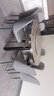丰舍 餐桌 岩板餐桌简约现代可变圆桌伸缩折叠家用实木饭桌餐桌椅组合 黑灰色软包椅【意大利灰12MM】 1.35米 一桌八椅【升级四轨】 实拍图