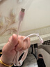 品胜双头Type-C数据线苹果16/15充电线PD60W快充ctoc车载冰晶渐变线适用iPhone16/15华为手机笔记本粉 实拍图