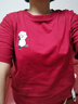 真维斯（JEANSWEST）纯棉t恤女士夏季2025新款休闲慵懒风短袖女装潮流宽松半袖上衣服 酒红 举箱熊猫黑_K L 实拍图