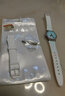 Mtin斯沃琪Swatch橡胶硅胶表带GB274 SUOB704原创炫彩手表带男女代用 白色 17mm 实拍图