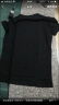 续点 短袖t恤男 纯棉运动夏季休闲紧身圆领白色修身男士高端户外T恤 黑色 L（117-130斤左右） 实拍图