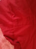 恒源祥冰丝衬衫含真丝雪纺短袖上衣小衫女中袖夏季中长款 酒红色  中袖 3XL 建议130-140斤 晒单实拍图