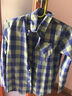 迪士尼（Disney）男孩春秋男童长袖衬衫棉质夏季薄款格子衬衣外套儿童洋气中大童潮 蓝格 160 建议身高150-160cm 实拍图