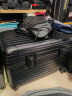 USHOW  TRAVEL德系工艺PC箱铝框拉杆旅行箱摄影工具箱航空机长箱男女行李密码箱 黑色圆角款 20英寸（带内胆） 晒单实拍图