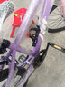 SANGPU 儿童自行车学生车6-15岁以上变速碟刹山地车男女孩青少年单赛车 单速辐条-粉紫色 18寸【适合120-135cm】 实拍图