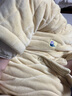 红豆（Hodo）珊瑚绒加厚夹棉睡衣女情侣抗静电男士秋冬季保暖可外穿家居服套装 女士月影黄 翻盖口袋 XL (170) 女士 实拍图
