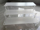 亚克力展示架梯形多层透明小摆件模型手办桌面置物架阶梯式陈列架 【三层】长30宽20高15CM 实拍图
