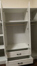 旺府美居【包安装】衣柜卧室平开门欧式简易家用多门收纳储物大衣橱 长160高180深50主柜+边柜【四门】 实拍图