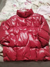 衣典零一（LEDIALYI）羽绒棉服女短款2024冬季女装新款时尚高端中年小个子棉袄棉衣外套 红色 XL （推荐125-135斤） 实拍图