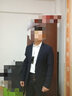 传棨 西服套装男三件套修身免烫商务职业正装西装外套新郎结婚礼服 两粒扣深蓝色【西服+西裤+衬衫】 170/46 实拍图