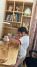 育松 实木书桌书柜组合一体转角电脑桌写字桌办公桌家用学习桌带书架 120*80左书架（包安装） 实拍图