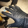 朝护一次性丁腈手套加厚耐用机械维修洗车汽修车防水防油橡胶丁晴手套 黑色高弹加厚耐用100只（盒装） XL/加大号（适合掌宽10-11cm） 实拍图