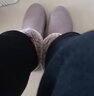 斯凯奇Skechers秋冬绒毛保暖加绒一脚蹬雪地短靴子女耐磨软底缓震鞋子 实拍图