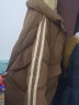 鸭鸭（YAYA）羽绒服女中长2022年新款连帽时尚拼接假两件冬季保暖舒适外套XH 咖啡色 160/M 实拍图