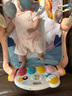 伊贝智婴儿玩具0-1岁新生儿见面礼盒婴幼儿健身架0-6个月脚踏钢琴礼物 粉色-遥控版-礼盒装 实拍图