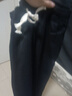 策息牛仔裤子男秋冬季加绒保暖直筒宽松棉裤阔腿裤休闲运动长男裤子 灰色+黑色 L -建议100-120斤左右 实拍图