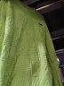 卡宾（CABBEEN）【立体提花】卡宾男装街头美式针织衫2023冬季潮流情侣女保暖毛衣 粉绿色08 50/175/L 晒单实拍图