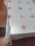 钟爱一生欧式布艺桌布防水餐桌垫tpu防油防烫免洗台布桌面垫长方形茶几垫 多彩菱形  137*180cm 实拍图