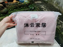 沐凡（mufan）全棉毛巾被 四季单双人加厚老式毯子纯棉学生四季空调午睡盖毯 欧雅粉色 200*230cm 实拍图