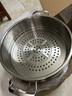 BFW BEST FOR WORLDWIDE大蒸锅，加厚食品级304不锈钢，加深大容量，复合底通用各种炉具 【特大号】 2层 32cm 实拍图