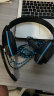 欧凡（OVANN）X1-S 头戴式单孔电脑游戏耳机 笔记本手机电脑耳机 带话筒 黑蓝色 实拍图